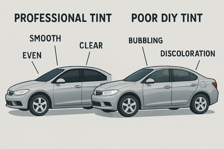 Why Professional Window Tinting Outshines DIY Every Time